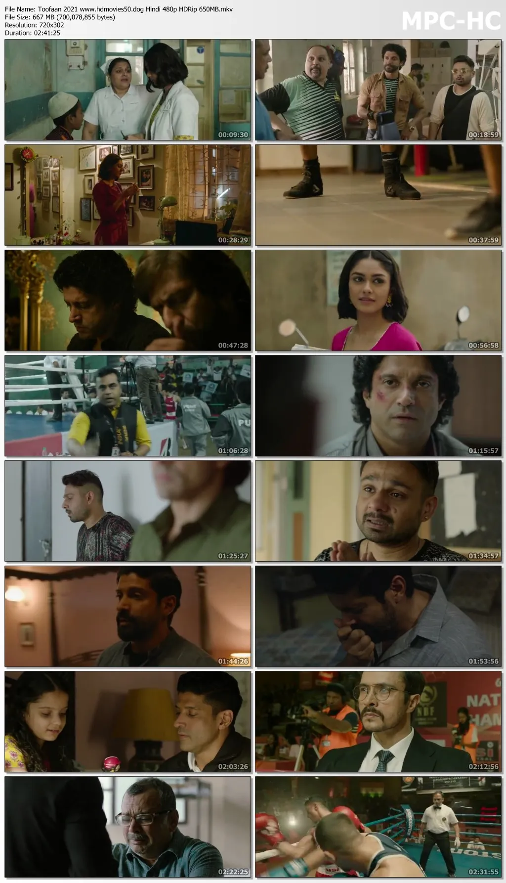 Toofaan 2021 Hindi 1080p HDRip 3GB Download