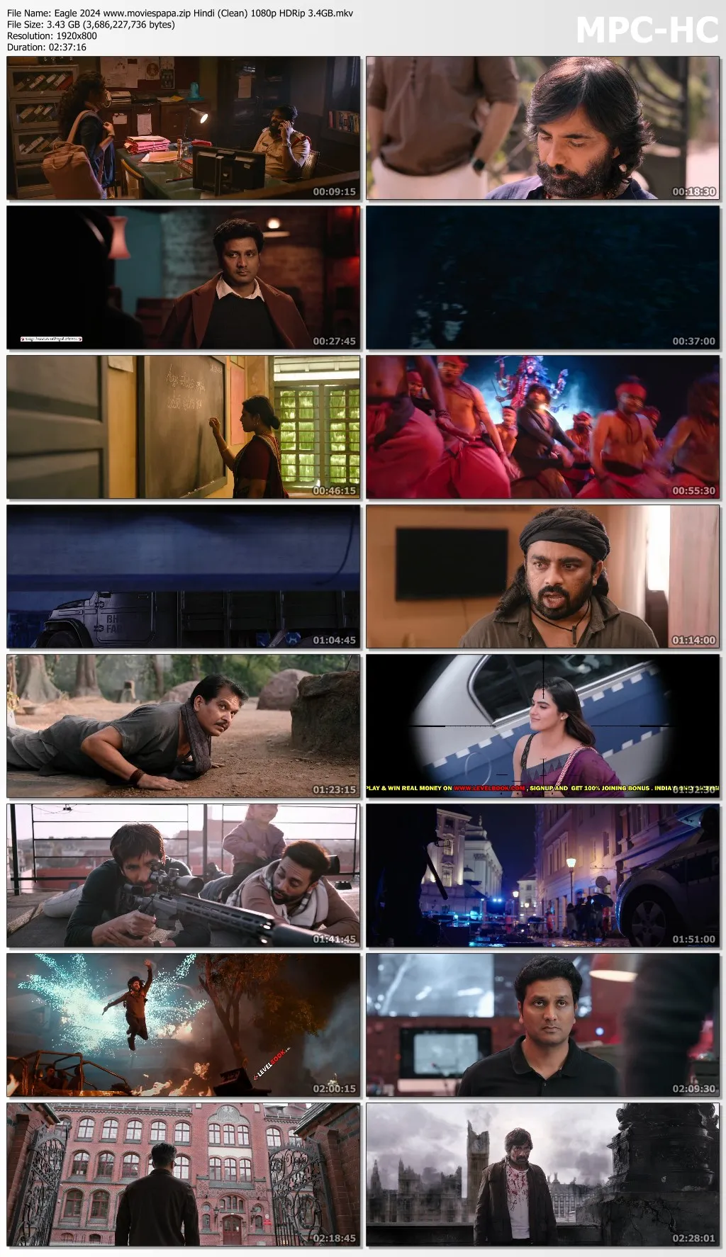 Eagle 2024 Hindi (Clean) 1080p | 720p | 480p HDRip ESub Download