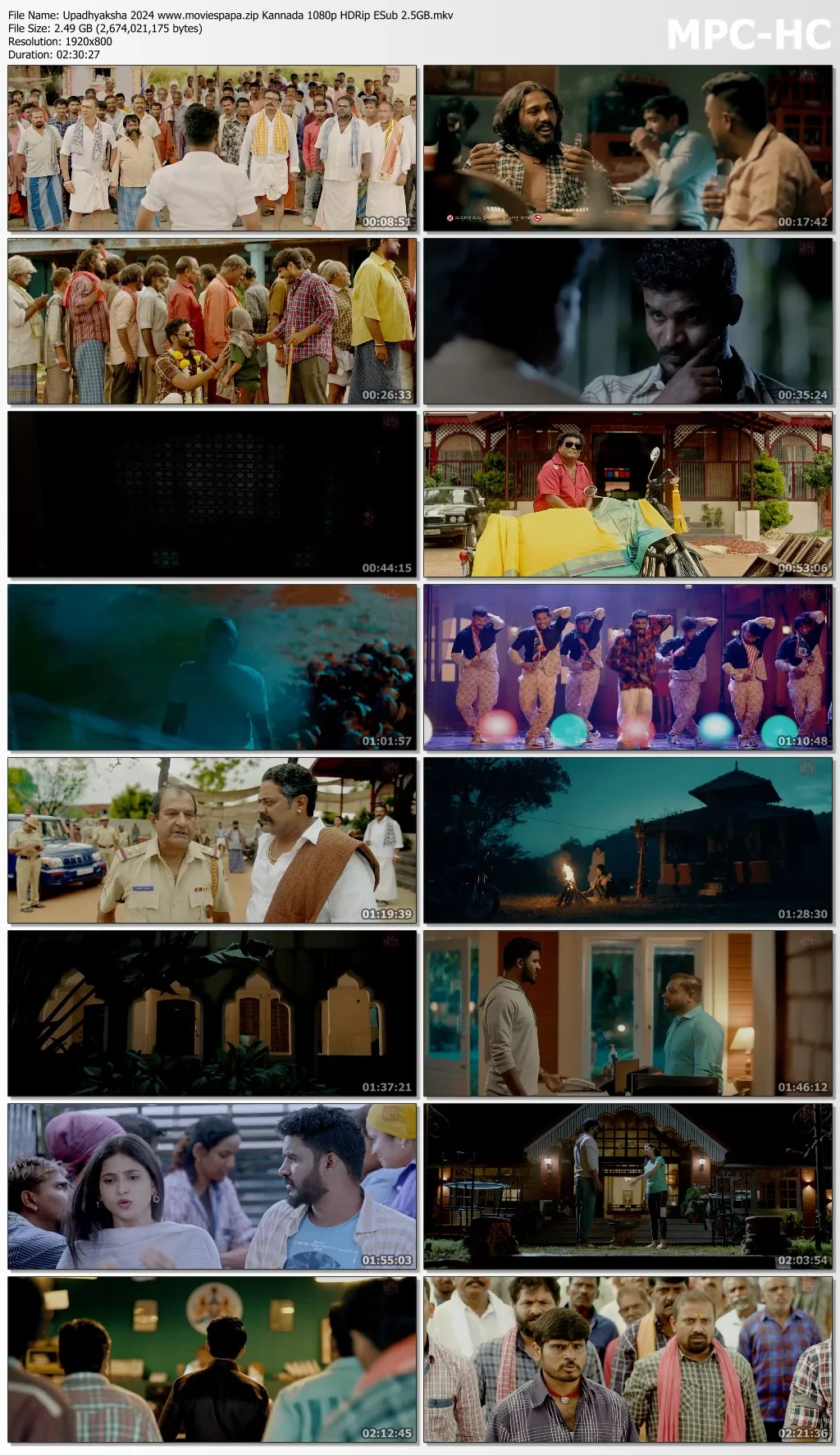 Upadhyaksha 2024 Kannada 1080p | 720p | 480p HDRip ESub Download