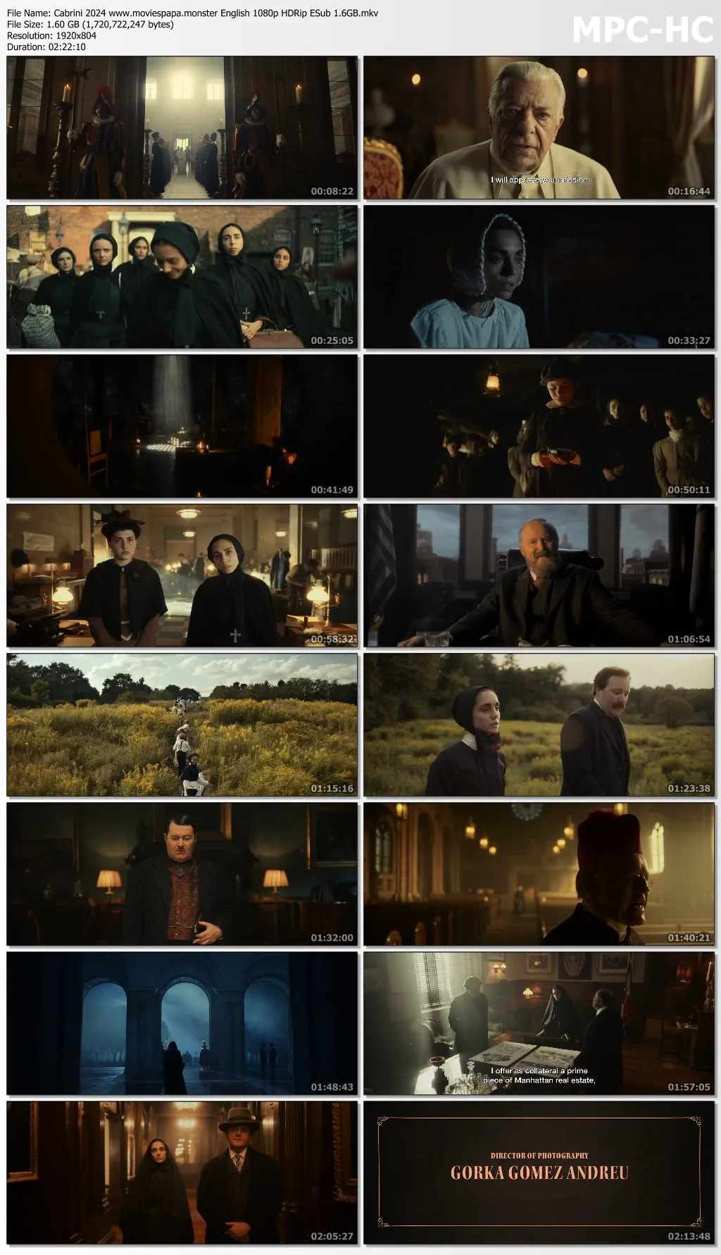 Cabrini 2024 English 1080p | 720p | 480p HDRip ESub Download