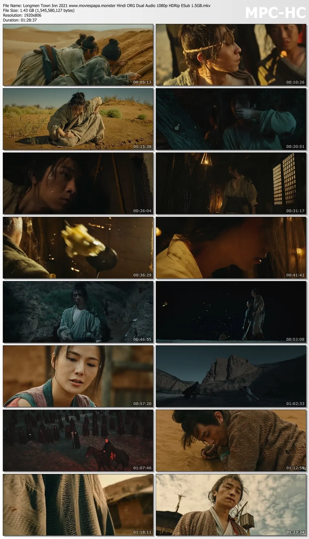 Longmen Town Inn 2021 Hindi ORG Dual Audio 1080p | 720p | 480p HDRip ESub Download