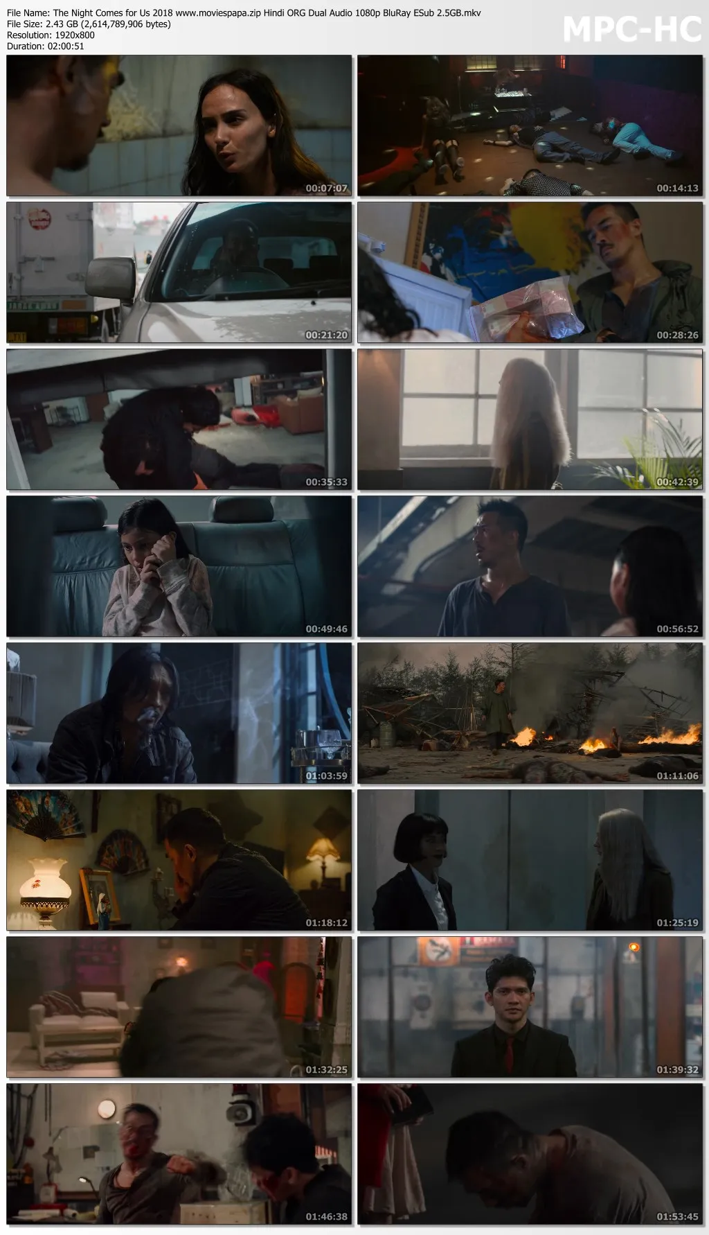 The Night Comes for Us 2018 Hindi ORG Dual Audio 1080p | 720p | 480p BluRay ESub Downl