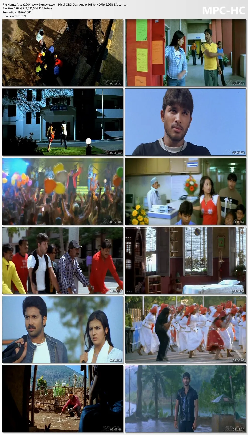 Arya 2004 Hindi ORG Dual Audio 1080p | 720p | 480p HDRip ESub Download