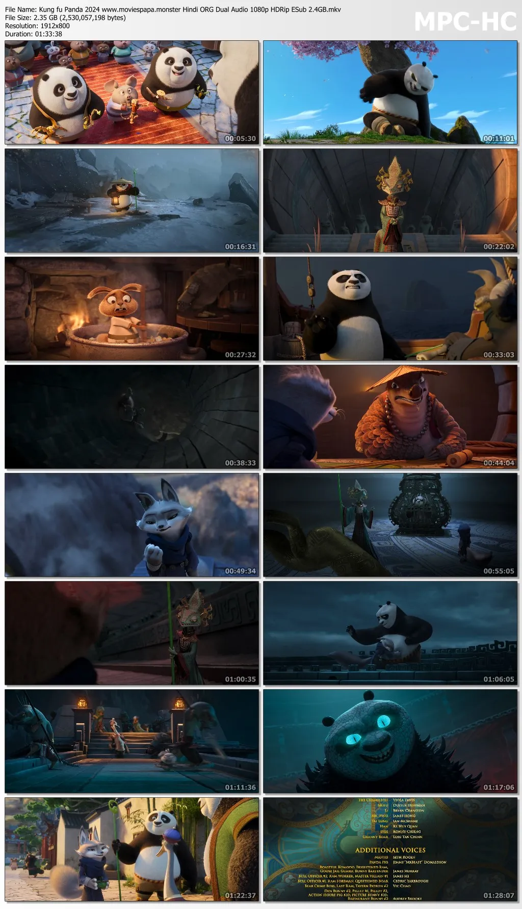 Kung fu Panda 4 2024 Hindi ORG Dual Audio 1080p | 720p | 480p HDRip ESub Download