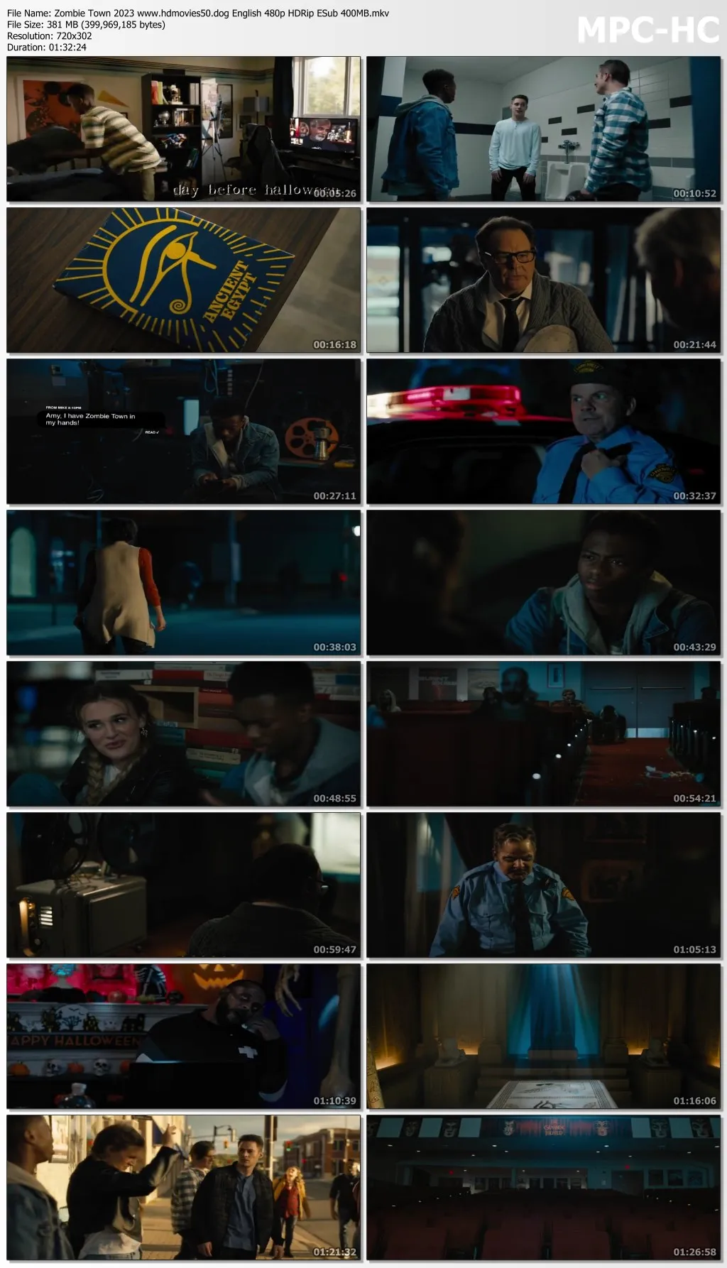 Zombie Town 2023 English 480p HDRip ESub 400MB Download