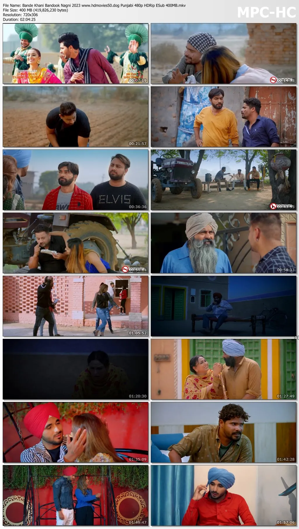 Bande Khani Bandook Nagni 2023 Punjabi 1080p HDRip ESub 2.3GB Download