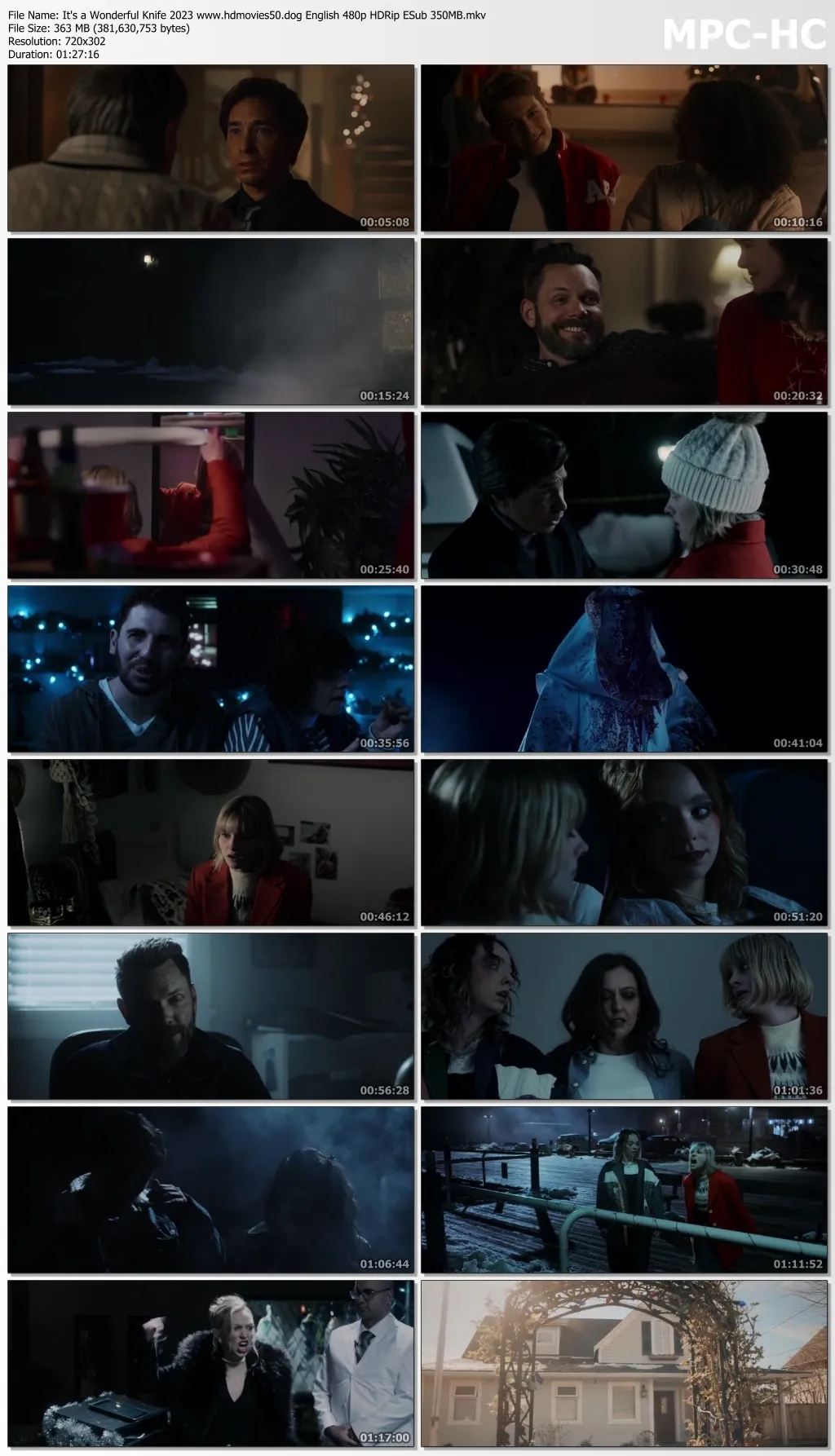 It’s a Wonderful Knife 2023 English 720p HDRip ESub 800MB Download