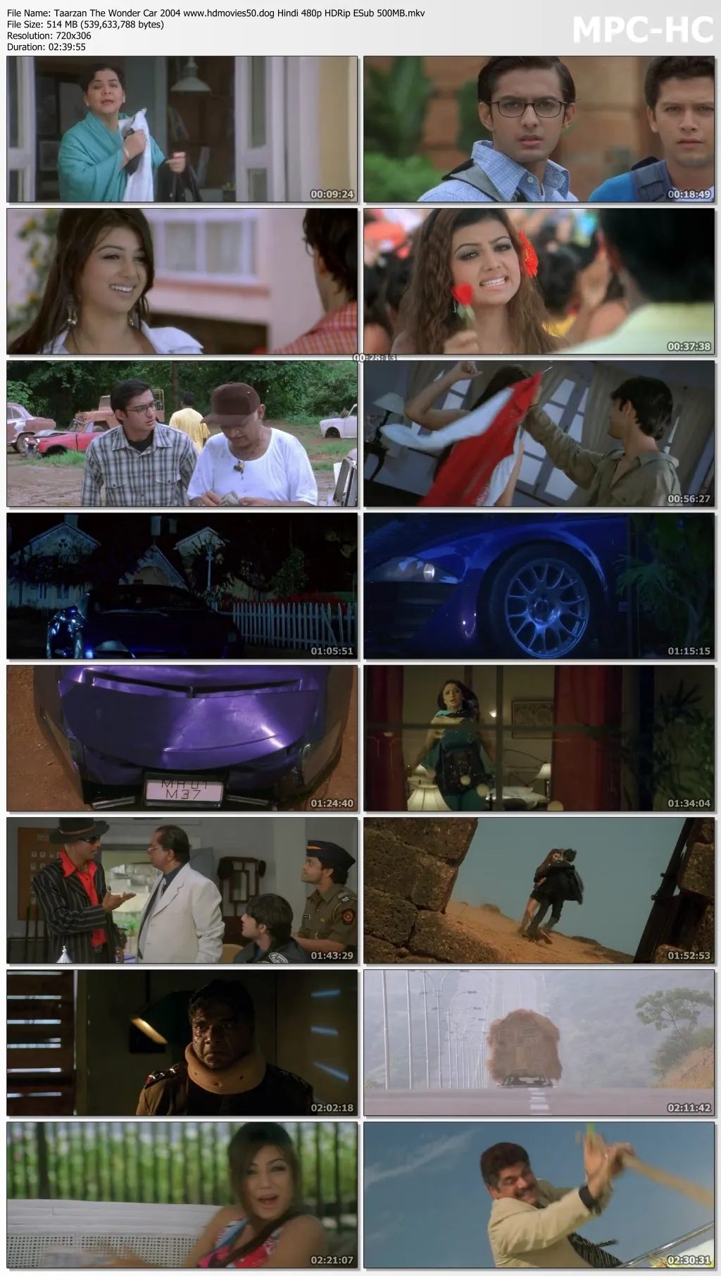 Taarzan The Wonder Car 2004 Hindi 1080p HDRip ESub 3GB Download