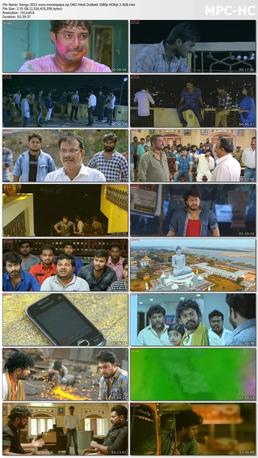 Rangu 2024 ORG Hindi Dubbed 1080p | 720p | 480p HDRip Download