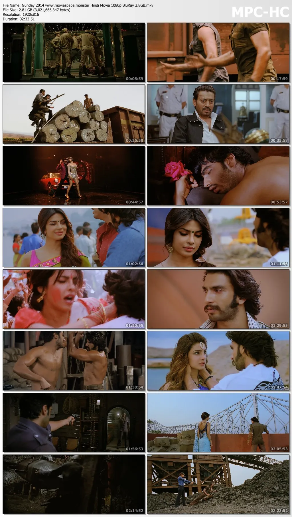 Gunday 2014 Hindi Movie 1080p | 720p | 480p BluRay Download