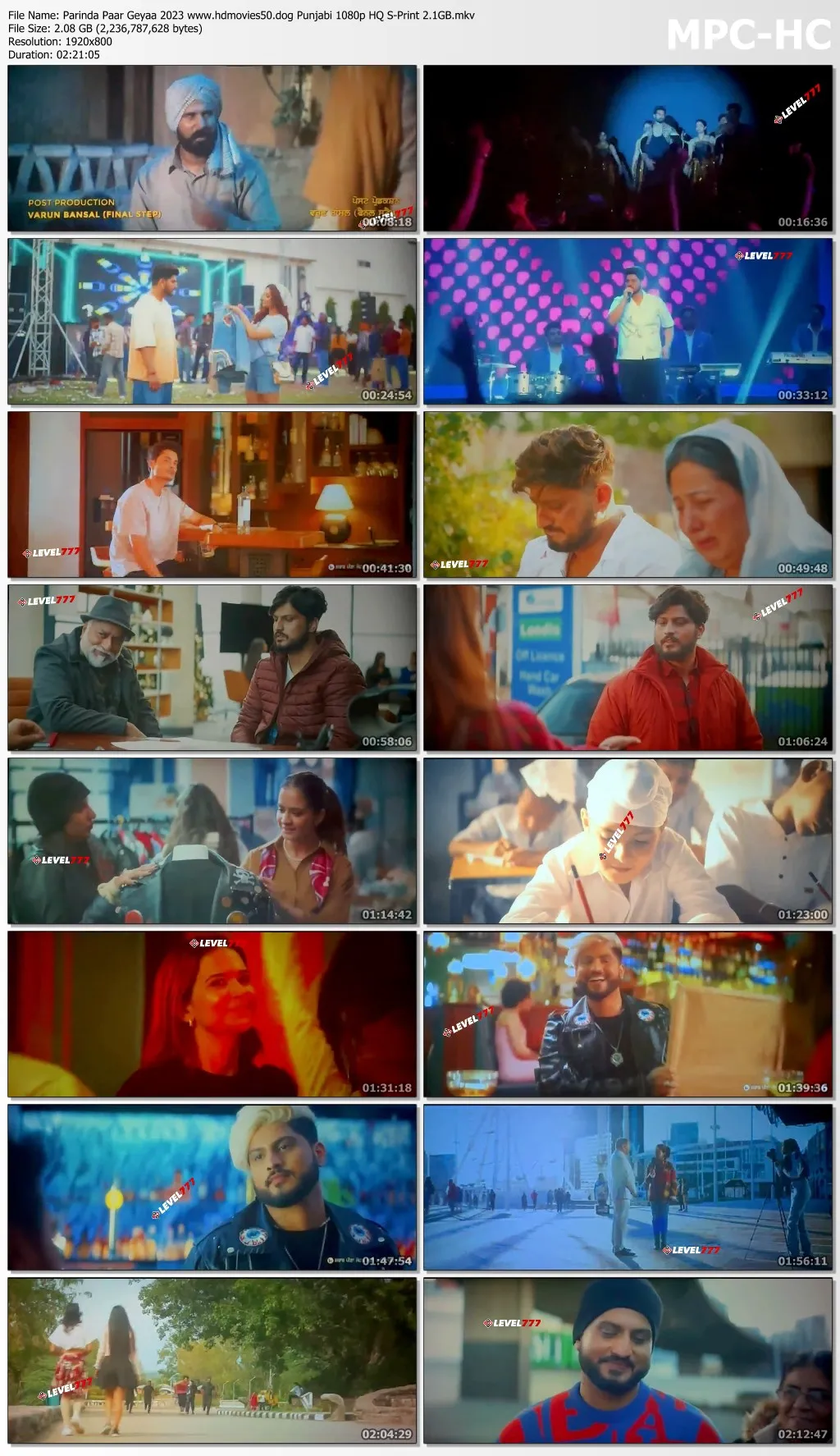 Parinda Paar Geyaa 2023 Punjabi 720p HQ S-Print 1.3GB Download