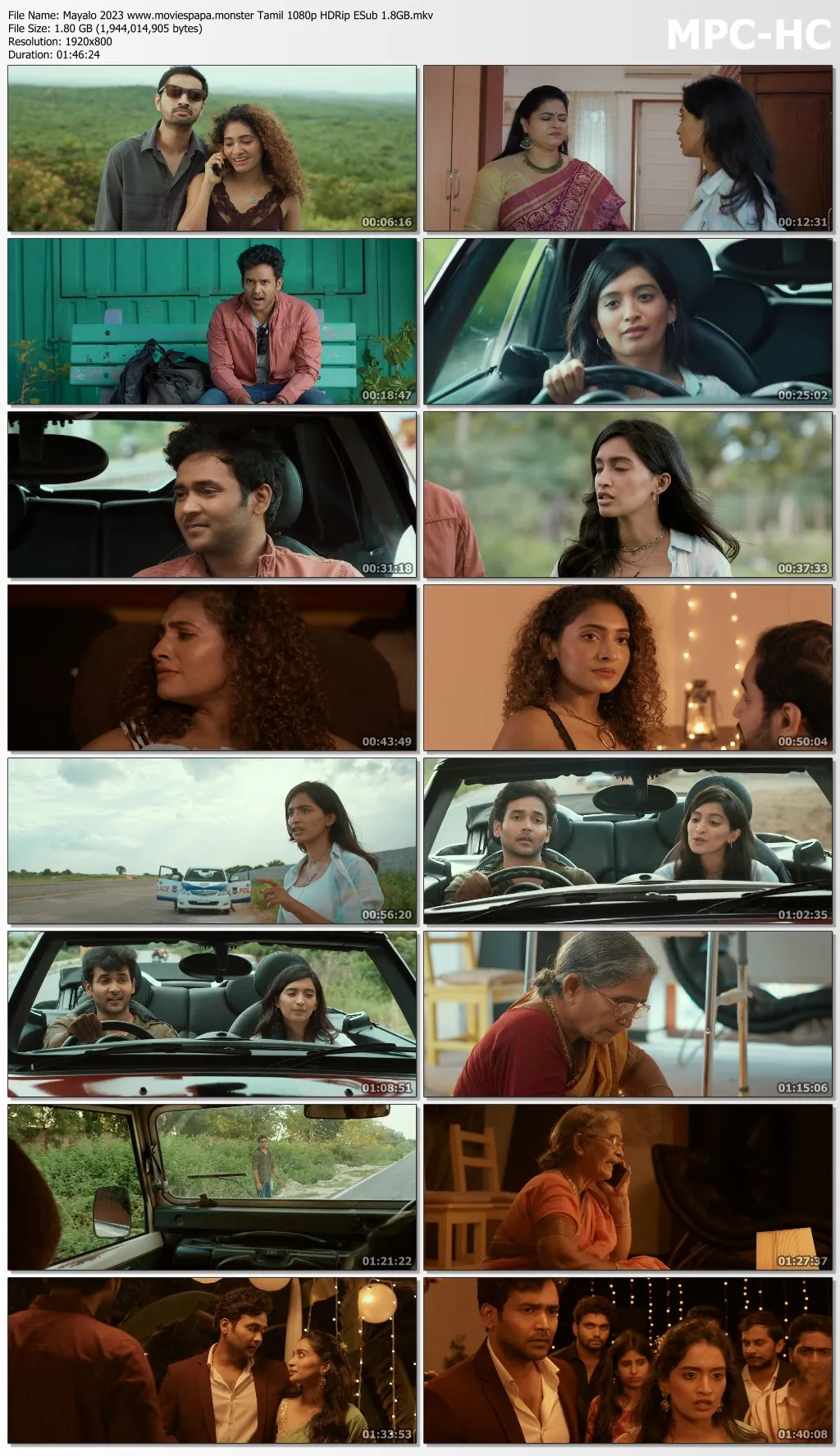 Mayalo 2023 Tamil 1080p | 720p | 480p HDRip ESub Download