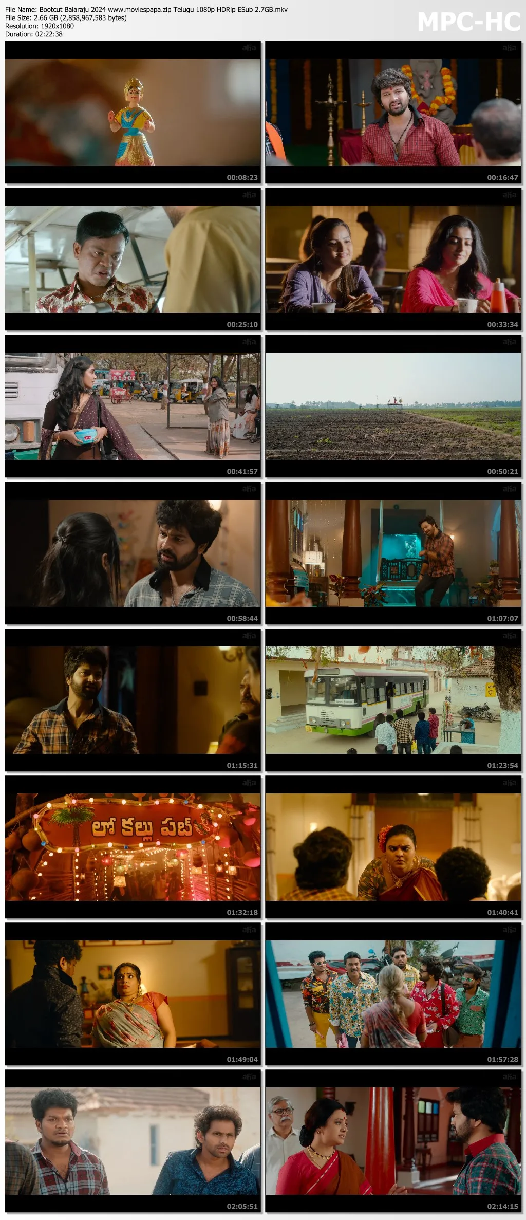 Bootcut Balaraju 2024 Telugu 1080p | 720p | 480p HDRip ESub Download