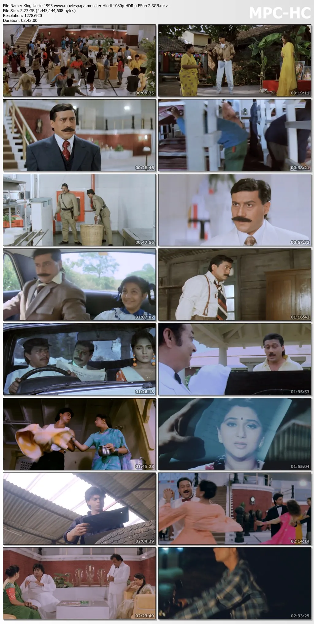 King Uncle 1993 Hindi 1080p | 720p | 480p HDRip ESub Download