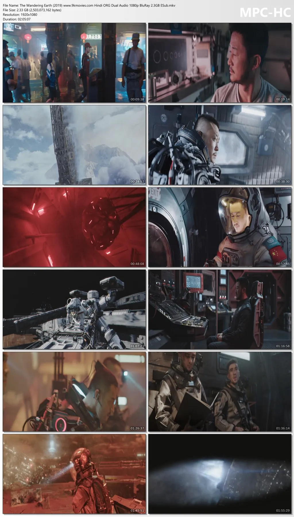 The Wandering Earth 2019 Hindi ORG Dual Audio 1080p | 720p | 480p BluRay ESub Download