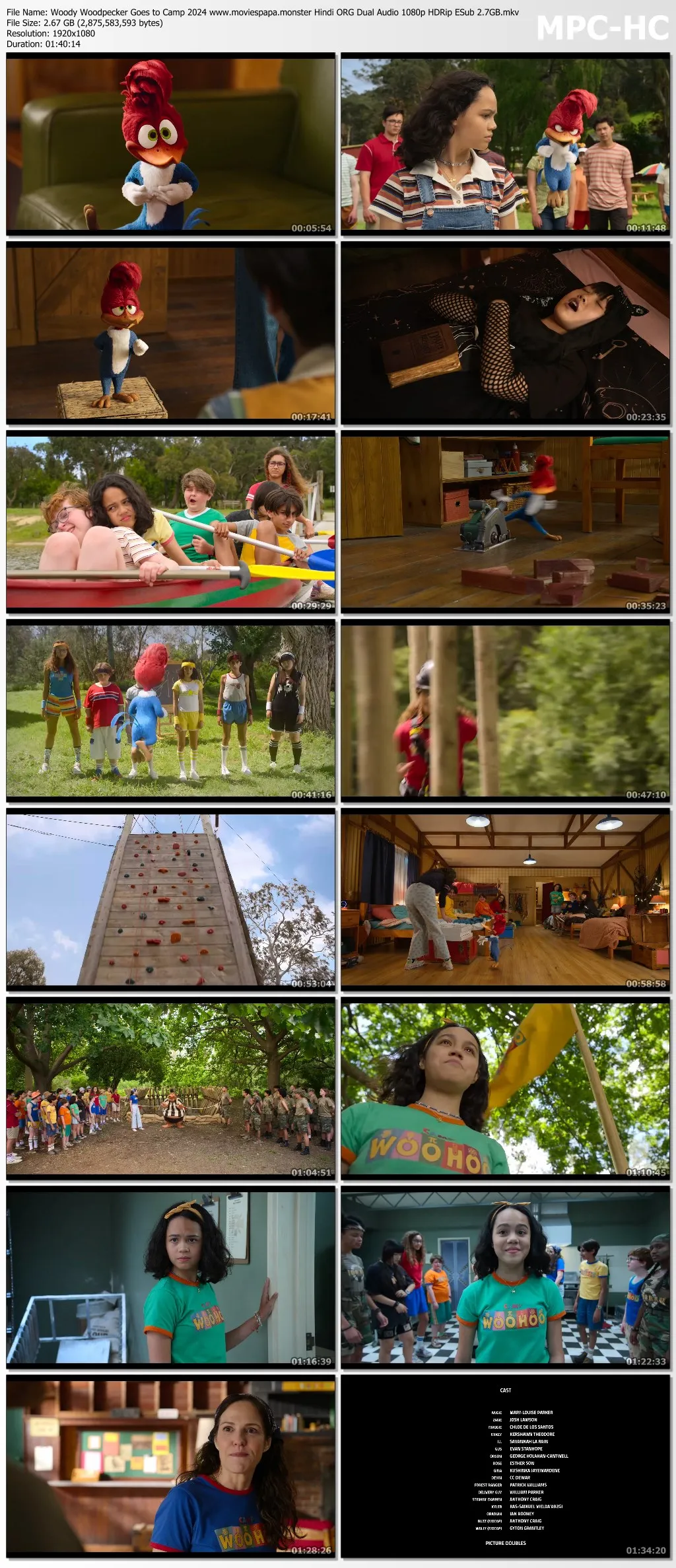 Woody Woodpecker Goes to Camp 2024 Hindi ORG Dual Audio 1080p | 720p | 480p HDRip Esub Download