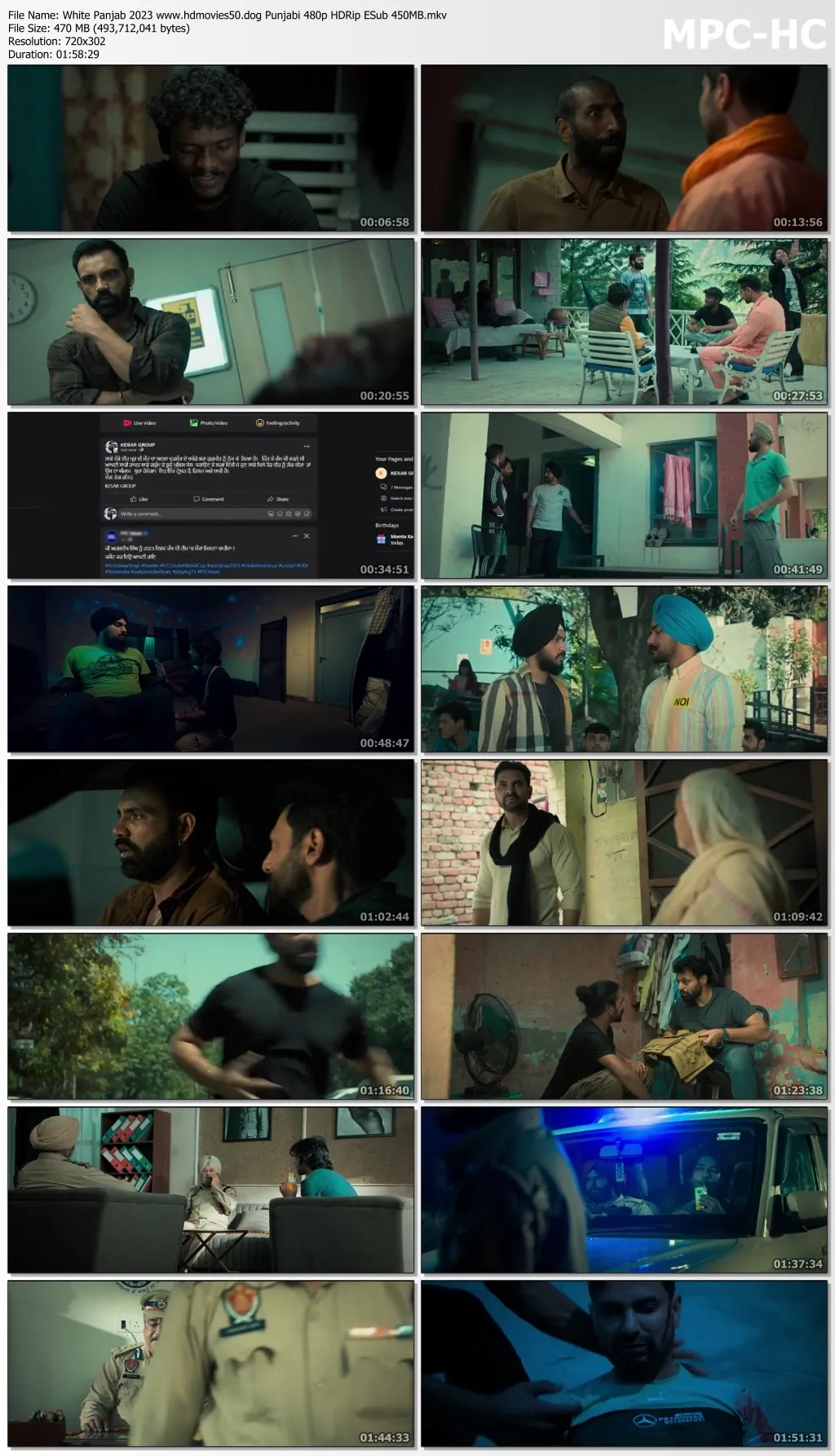 White Panjab 2023 Punjabi 720p HDRip ESub 1.4GB Download