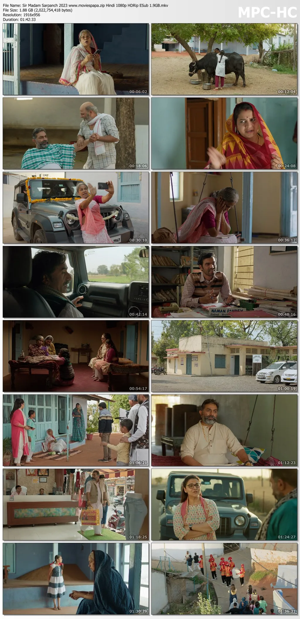 Sir Madam Sarpanch 2023 Hindi 1080p | 720p | 480p HDRip ESub Download