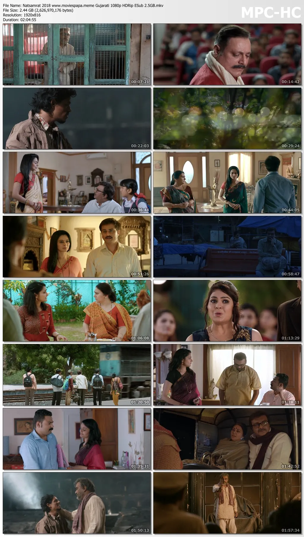 Natsamrat 2018 Gujarati 1080p | 720p | 480p HDRip ESub Download