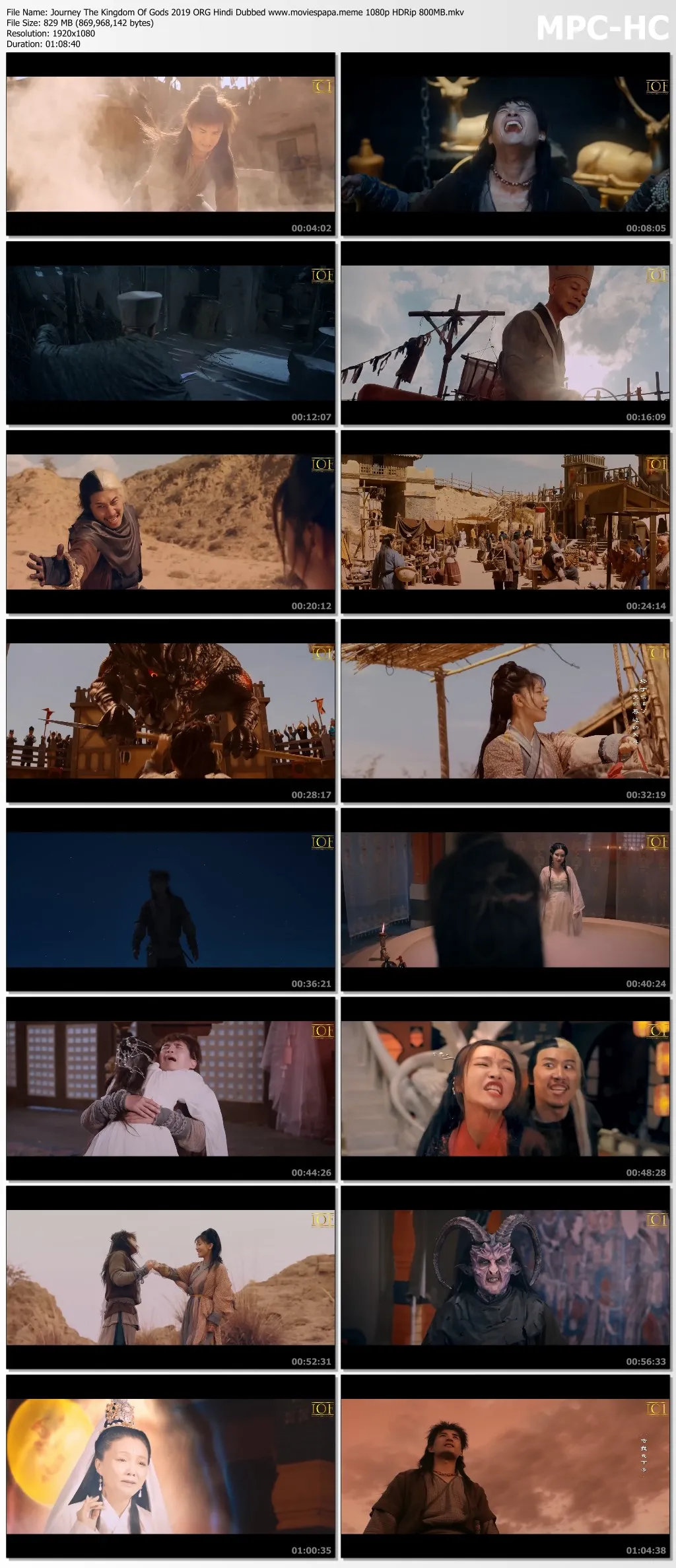 Journey The Kingdom Of Gods 2019 ORG Hindi Dubbed 1080p | 720p | 480p HDRip Download