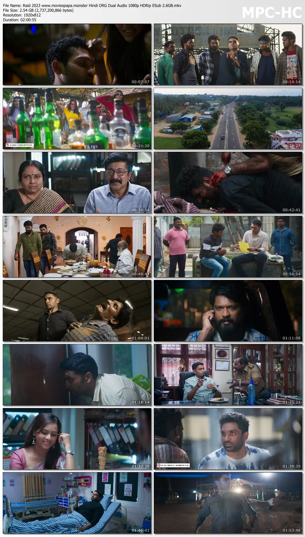 Raid 2023 Hindi ORG Dual Audio 1080p | 720p | 480p HDRip ESub Download