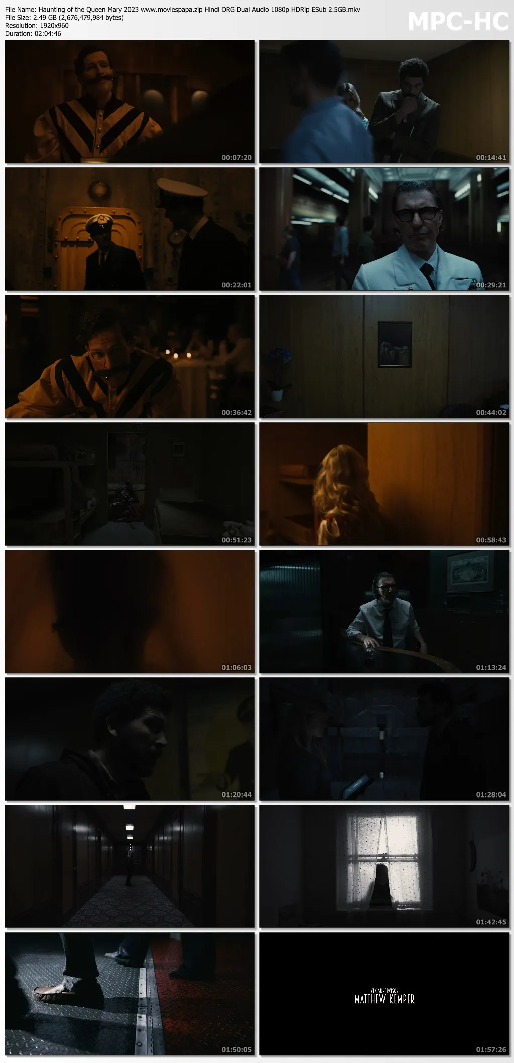Haunting of the Queen Mary 2023 Hindi ORG Dual Audio 1080p | 720p | 480p HDRip ESub D