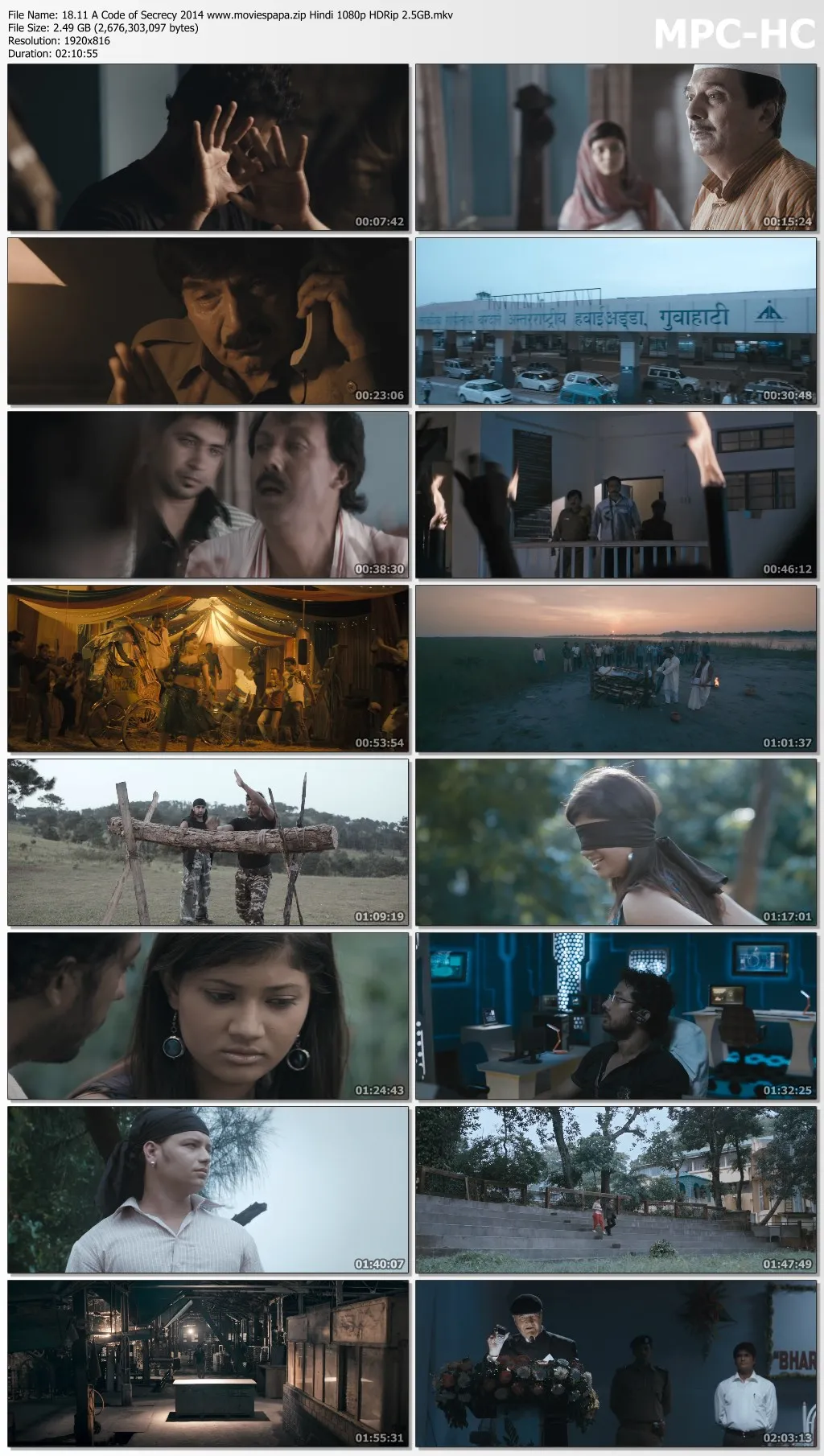 18.11 A Code of Secrecy 2014 Hindi 1080p | 720p | 480p HDRip Download