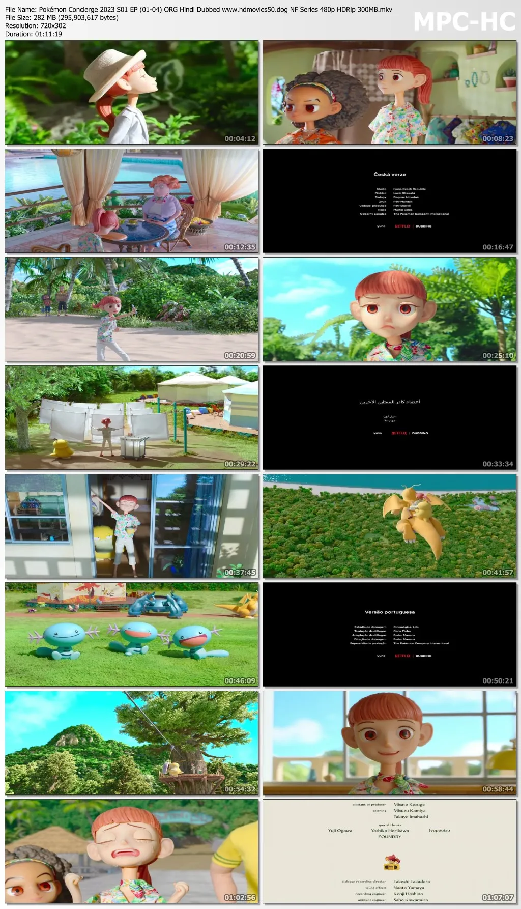 Pokémon Concierge 2023 S01 EP (01-04) ORG Hindi Dubbed NF Series 1080p HDRip 1.5