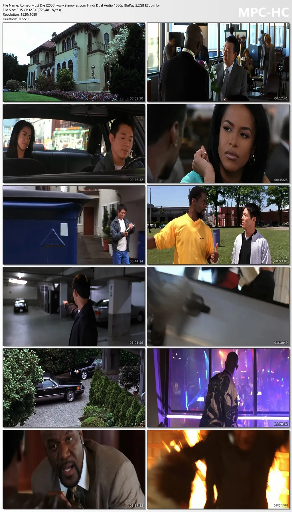 Romeo Must Die 2000 Hindi Dual Audio 1080p | 720p | 480p BluRay ESub Download