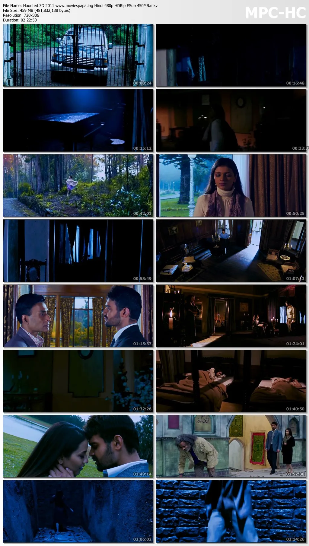 Haunted 3D 2011 Hindi 1080p HDRip ESub 2.6GB Download