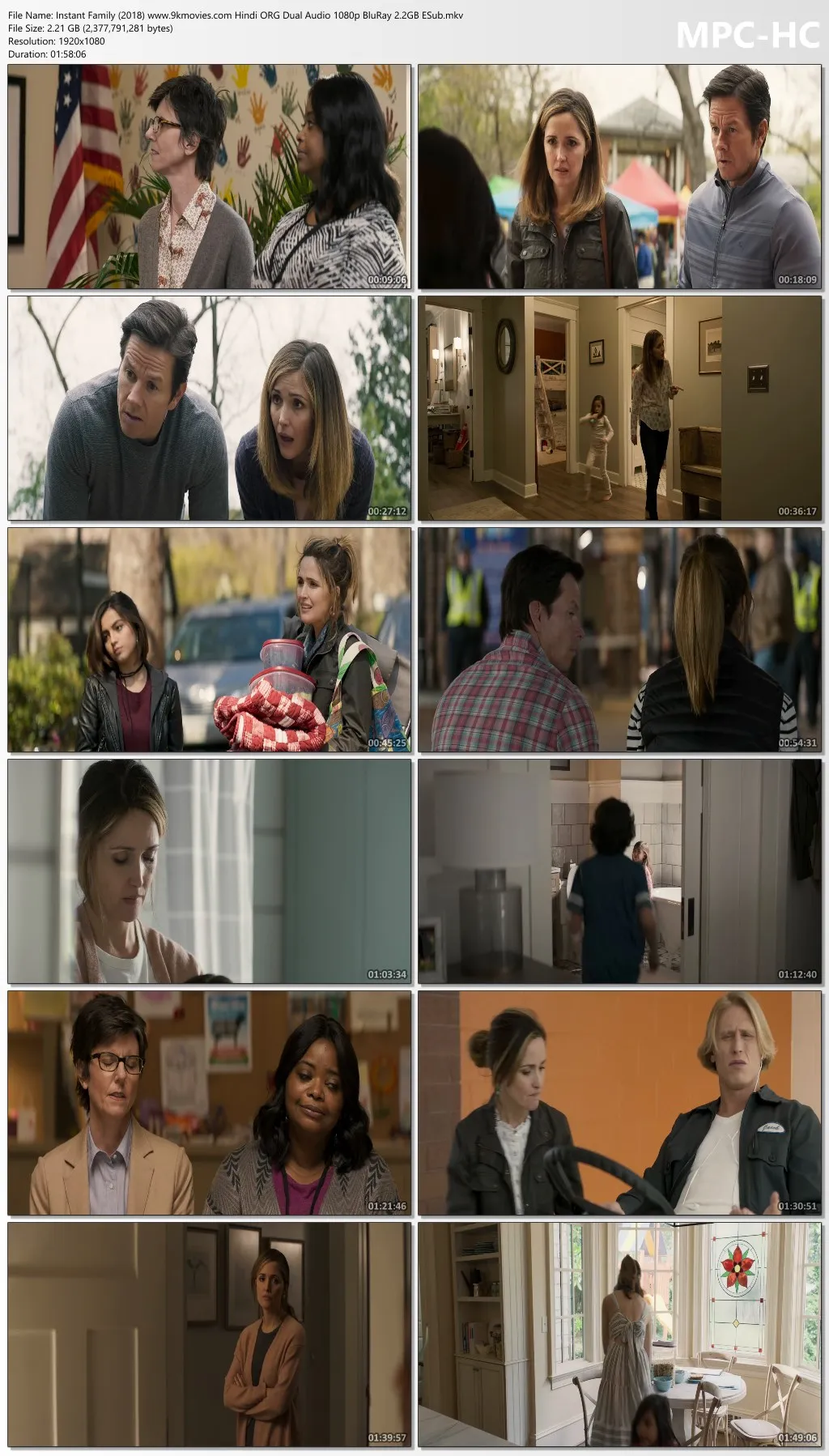 Instant Family 2018 Hindi ORG Dual Audio 1080p | 720p | 480p BluRay ESub Download