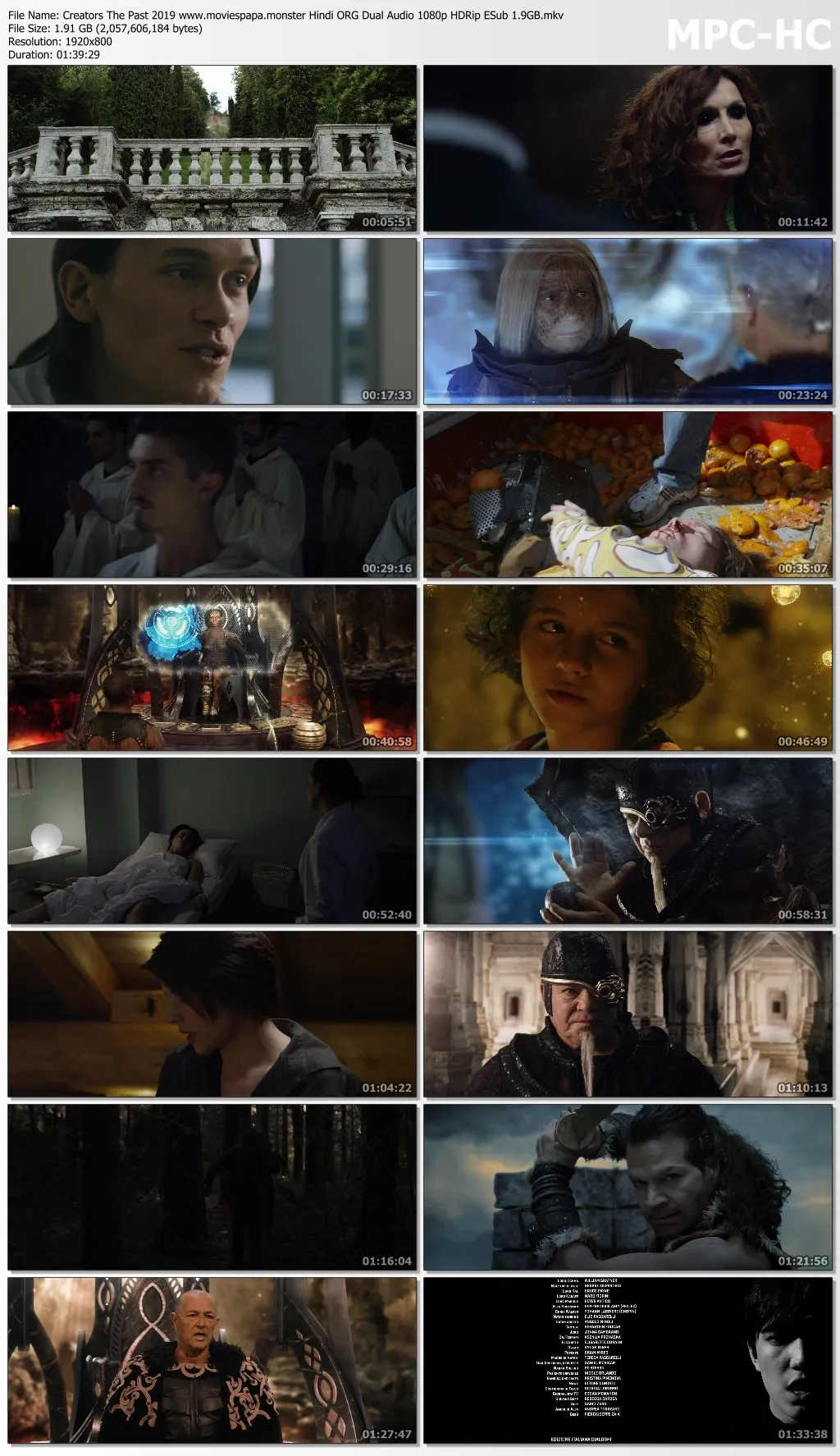 Creators The Past 2019 Hindi ORG Dual Audio 1080p | 720p | 480p HDRip ESub Download