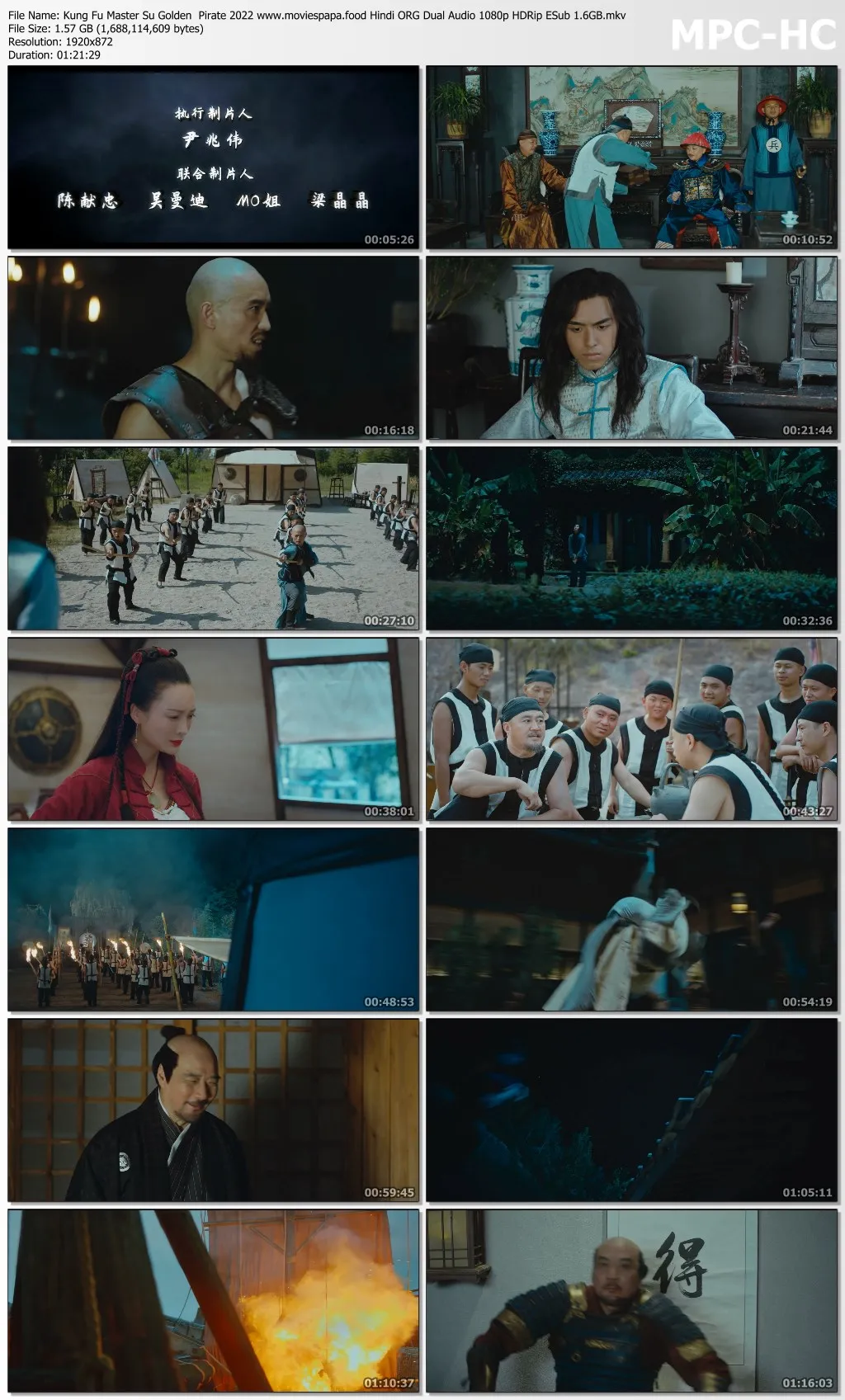 Kung Fu Master Su Golden Pirate 2022 Hindi ORG Dual Audio 1080p | 720p | 480p HDRip ESub Download