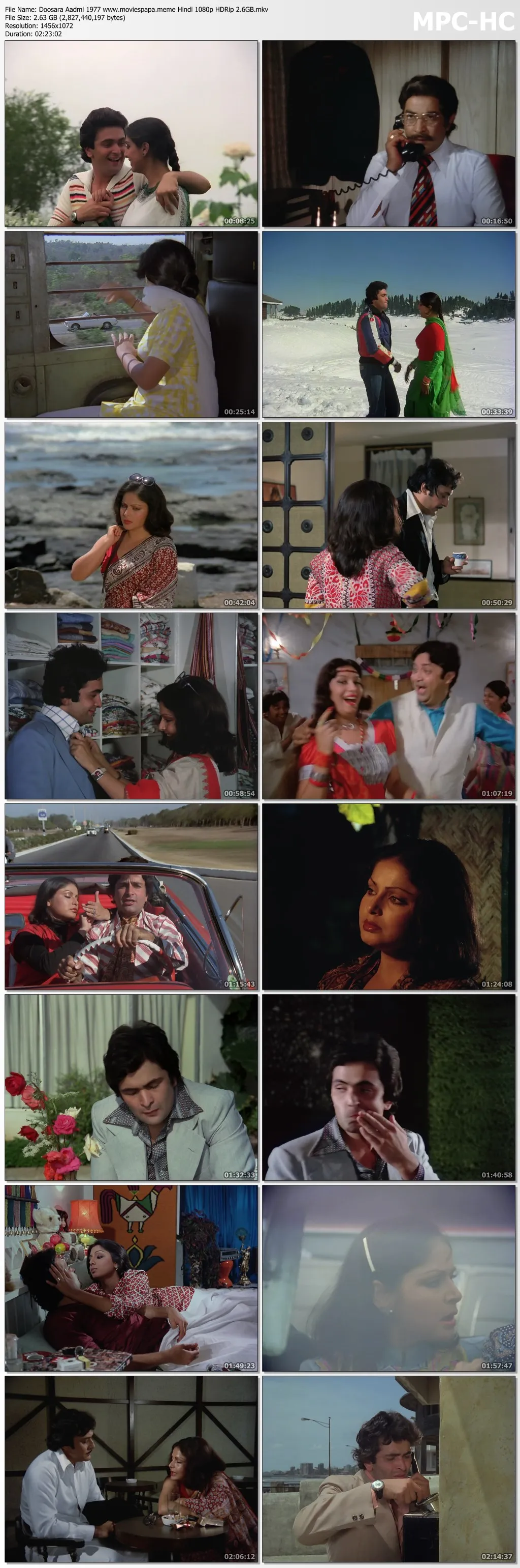 Doosara Aadmi 1977 Hindi 1080p | 720p | 480p HDRip Download