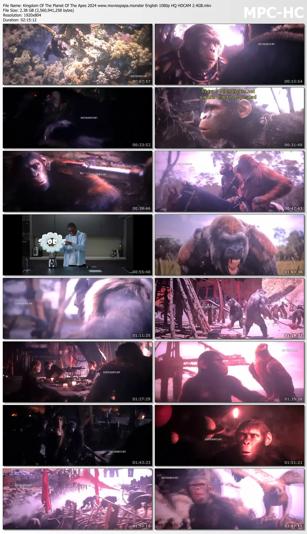 Kingdom Of The Planet Of The Apes 2024 English 1080p | 720p | 480p HQ HDCAM Download