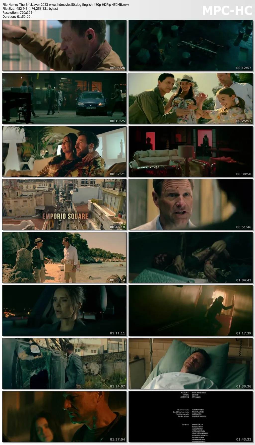 The Bricklayer 2023 English 720p HDRip 800MB Download