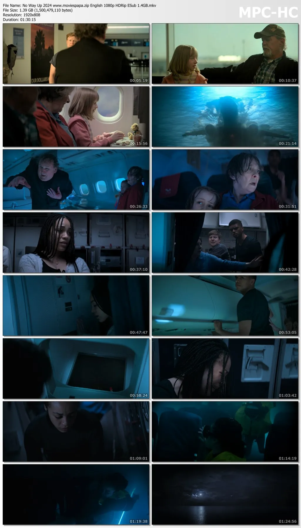 No Way Up 2024 English 1080p | 720p | 480p HDRip ESub Download