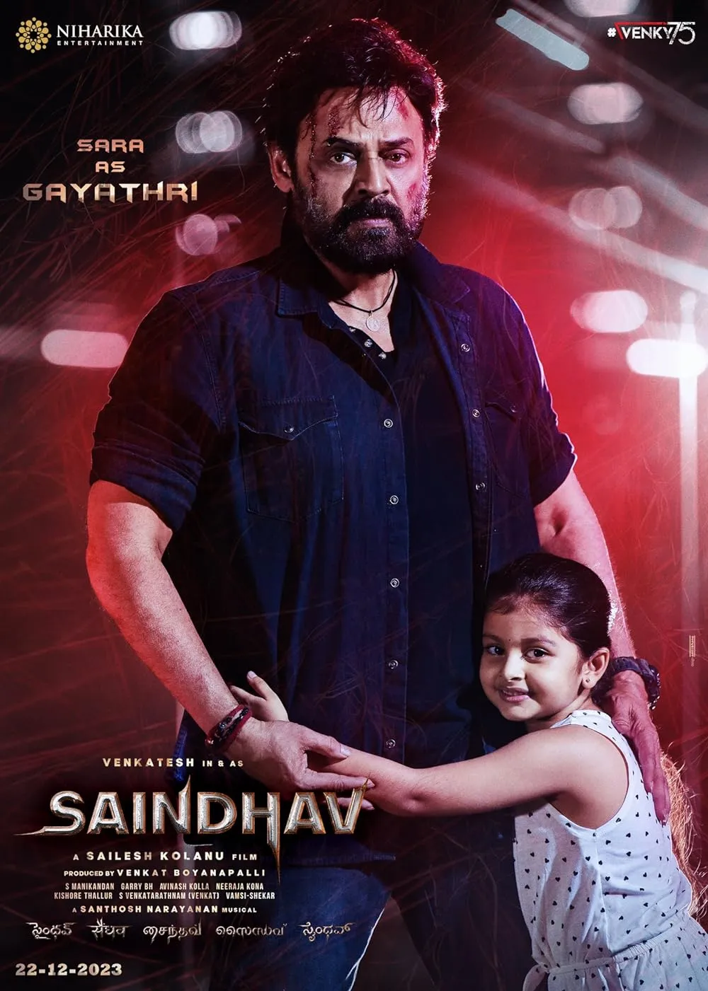 Saindhav 2024 Hindi (Studio-DUB) 480p HDTS 550MB Download