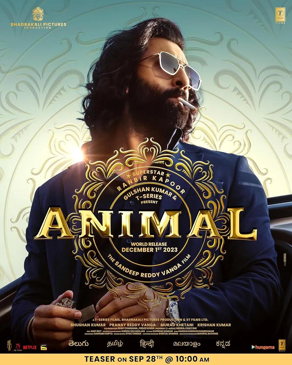 Animal 2023 Hindi Movie 720p NF HDRip ESub 1GB Download