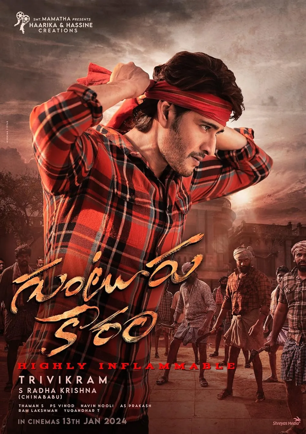 Guntur Kaaram 2024 Telugu Official Trailer 1080p HDRip Download
