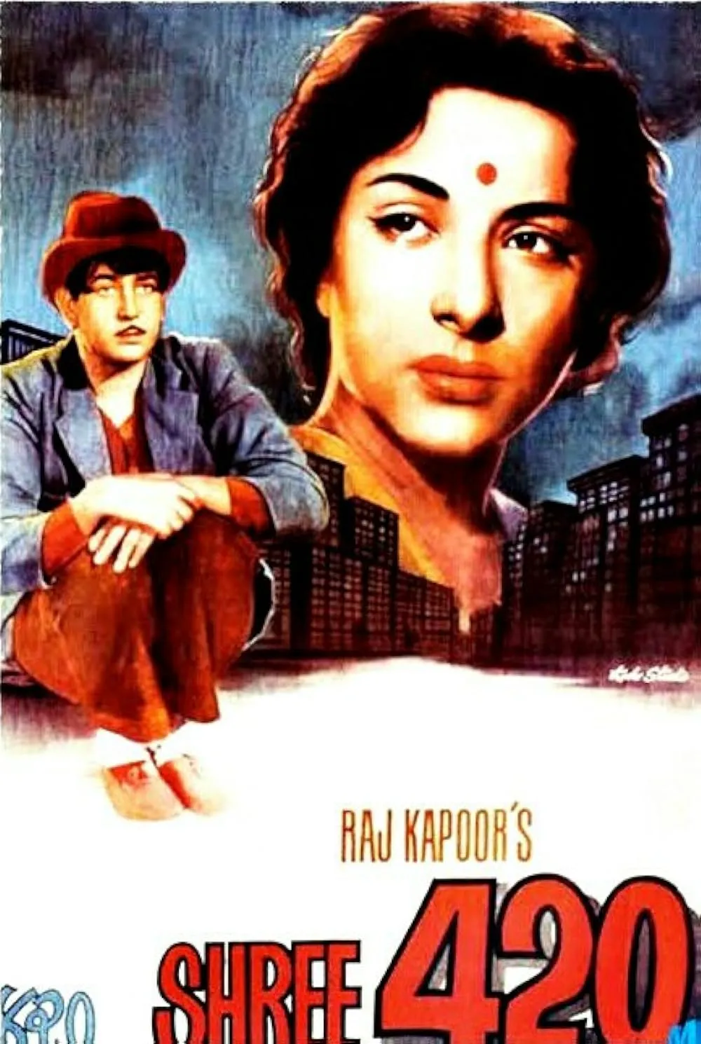 Shree 420 1955 Hindi 480p HDRip 650MB Download