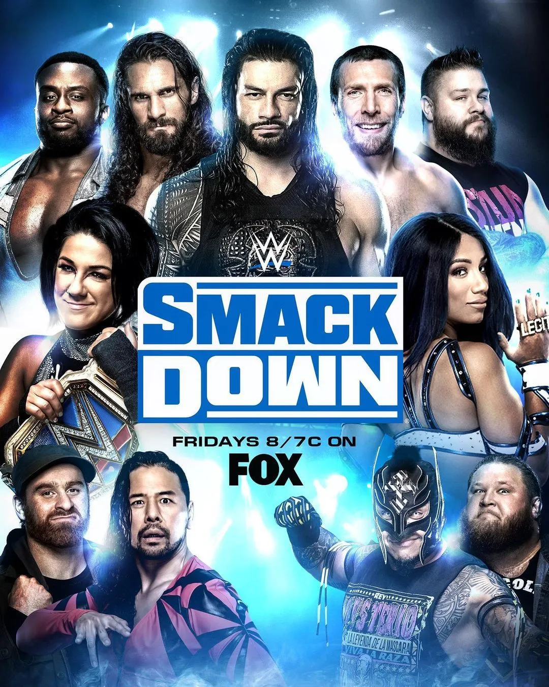 WWE Friday Night SmackDown (5 January 2024) English 720p HDRip 800MB | 350MB Dow