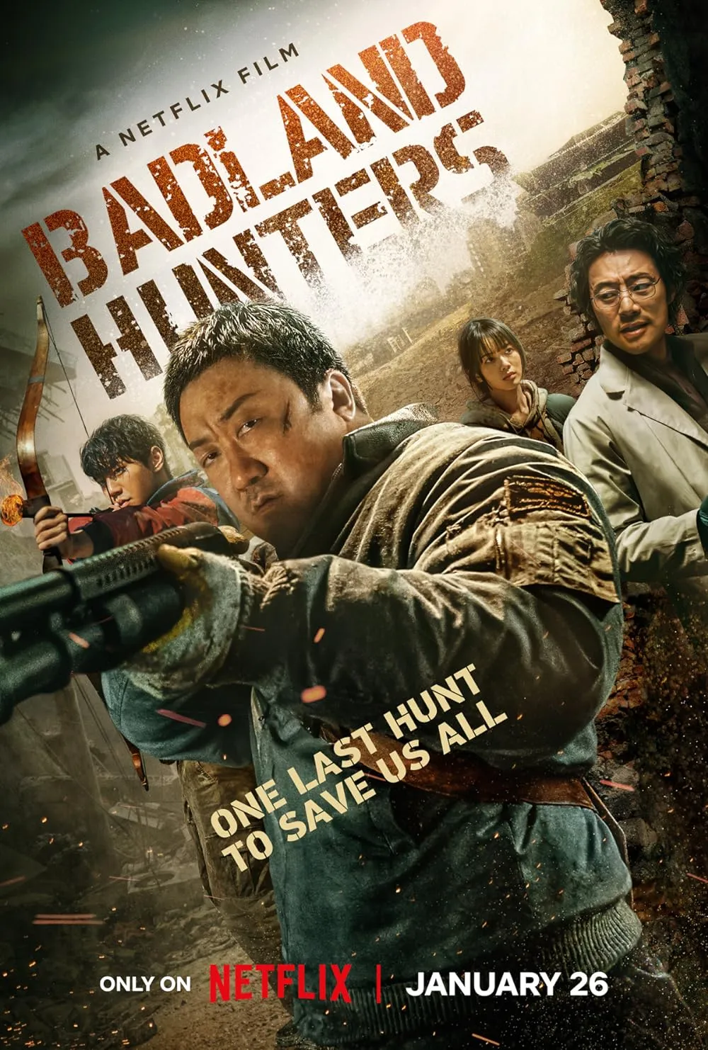 Badland Hunters 2024 Hindi ORG Dual Audio 1080p NF HDRip ESub 2.4GB Download