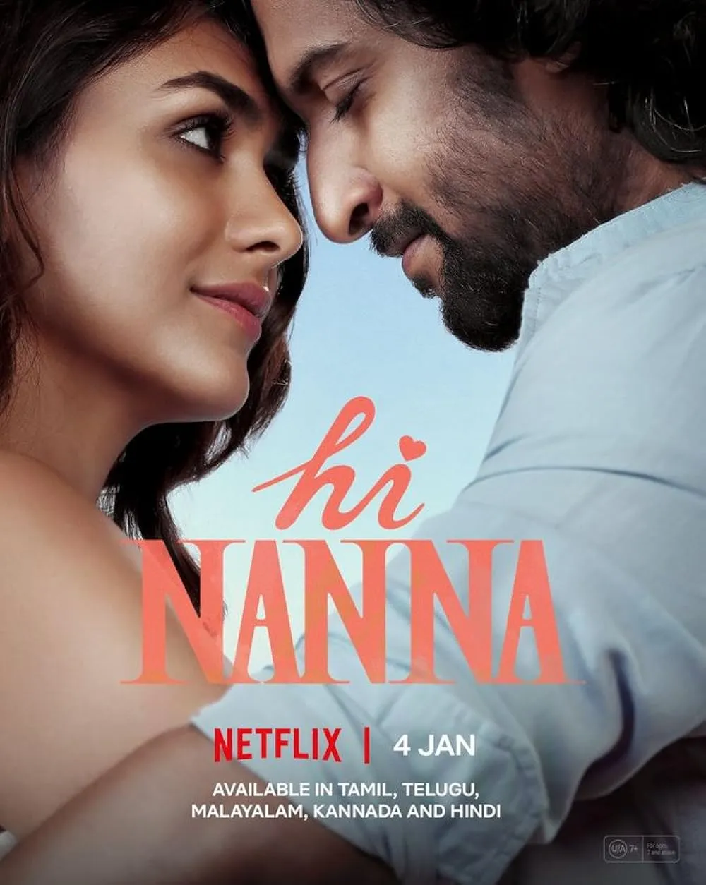 Hi Nanna 2023 ORG Hindi Dubbed 480p NF HDRip ESub 400MB Download