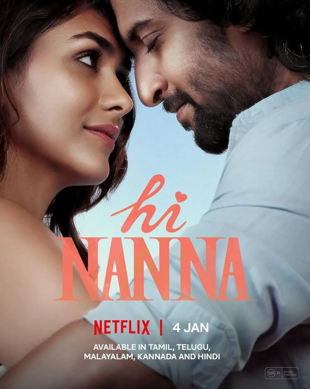 Hi Nanna 2023 ORG Hindi Dubbed 1080p NF HDRip ESub 2.2GB Download