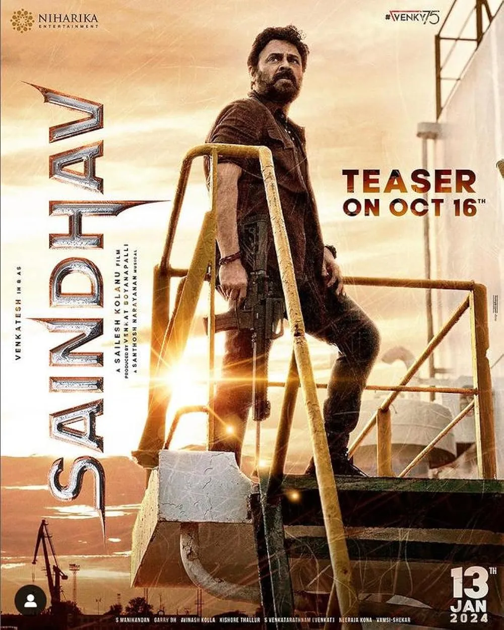 Saindhav 2024 Hindi Official Trailer 1080p HDRip Download