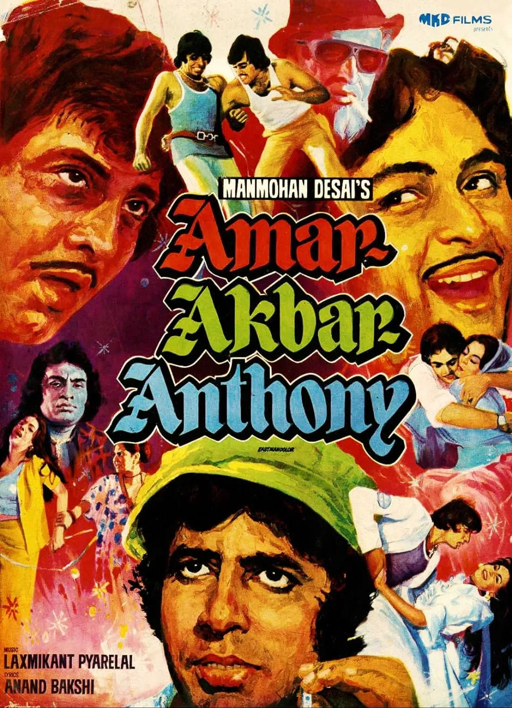 Amar Akbar Anthony 1977 Hindi Movie 480p BluRay 700MB Download