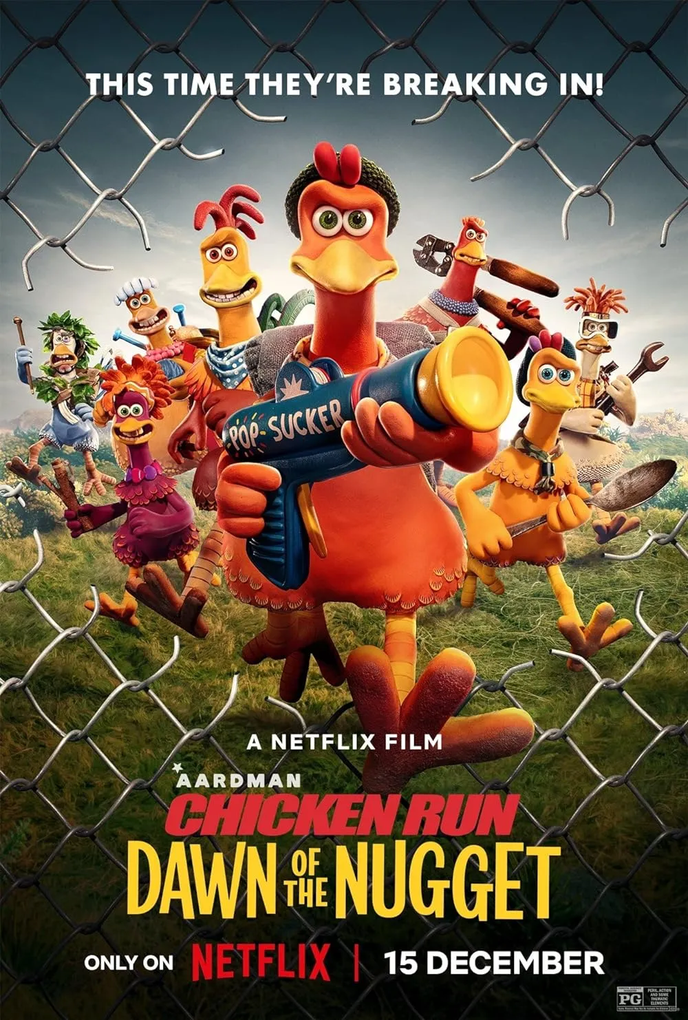 Chicken Run Dawn of the Nugget 2023 Hindi ORG Dual Audio 480p NF HDRip ESub 500M