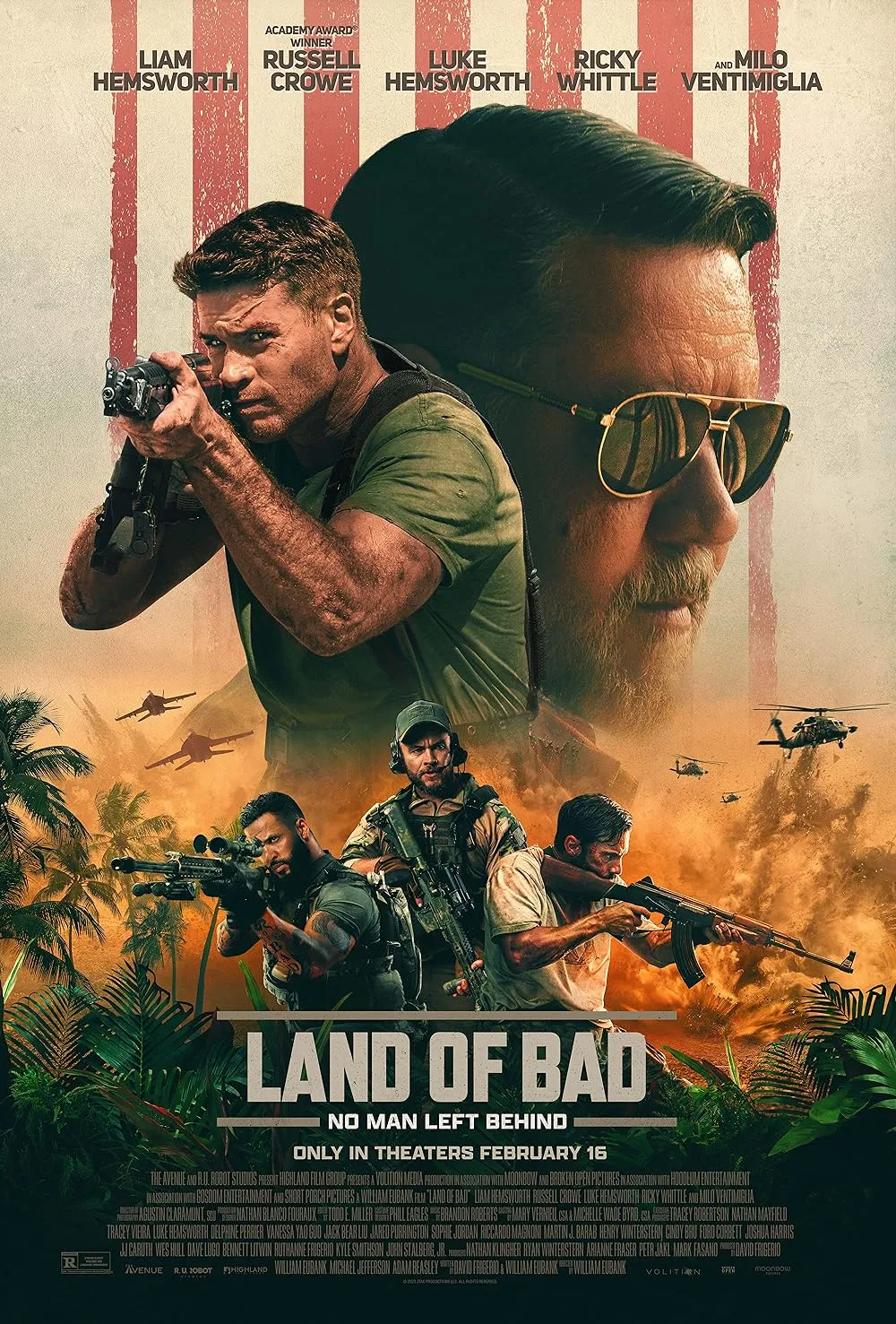 Land of Bad 2024 English 1080p | 720p | 480p HDRip ESub Download
