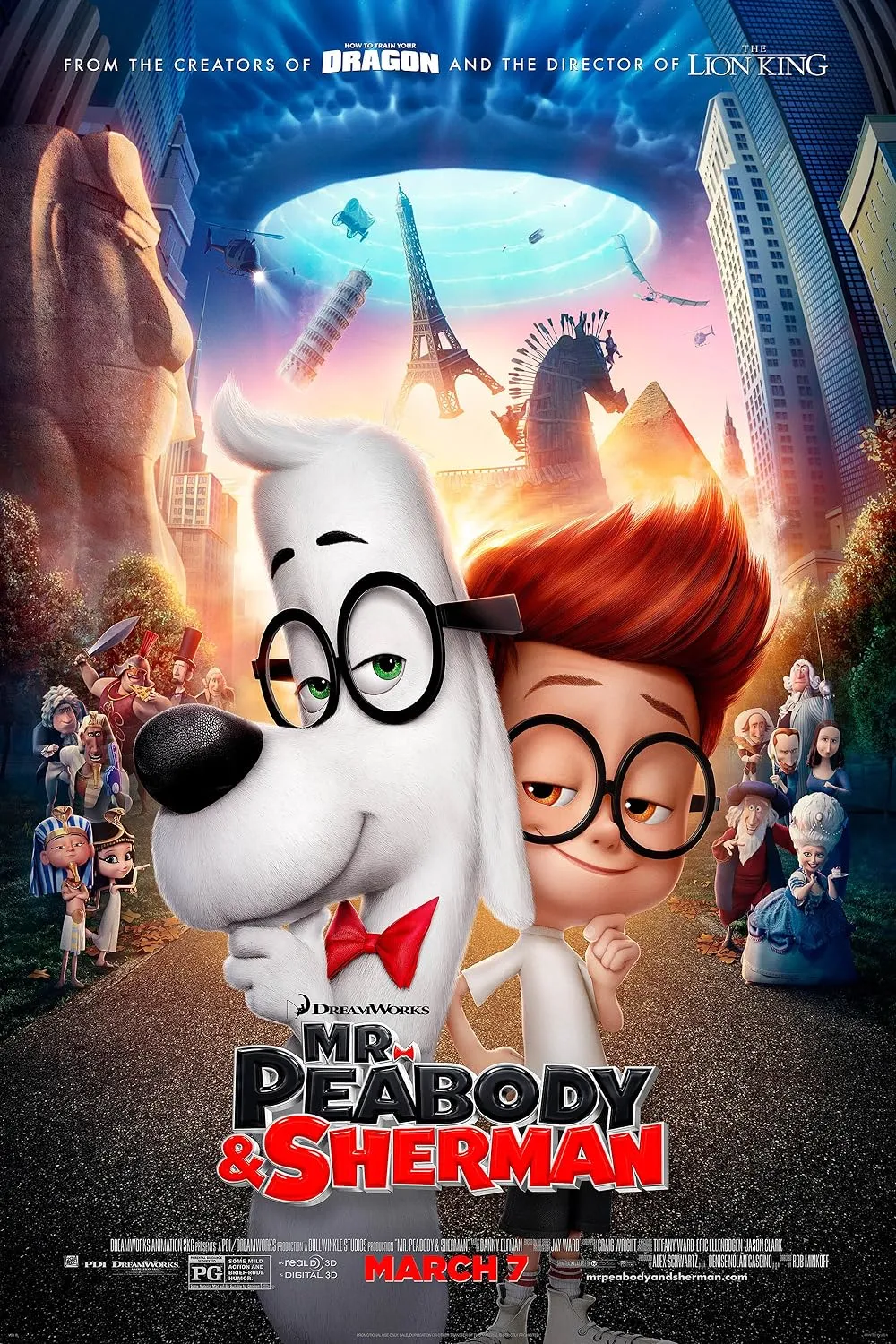 Mr. Peabody and Sherman 2014 Hindi ORG Dual Audio 1080p | 720p | 480p BluRay ESub Dow